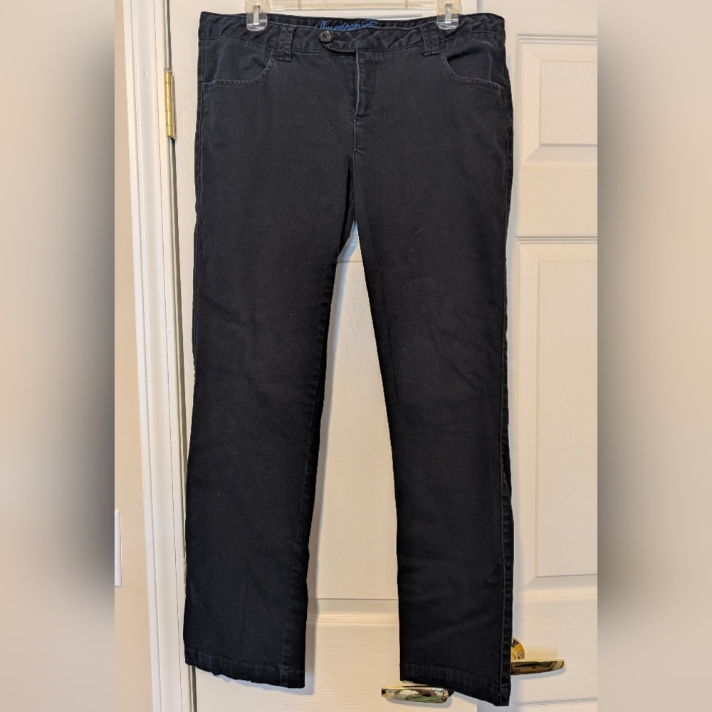 American Eagle Outfitters Black Straight Jeans Classic Cut